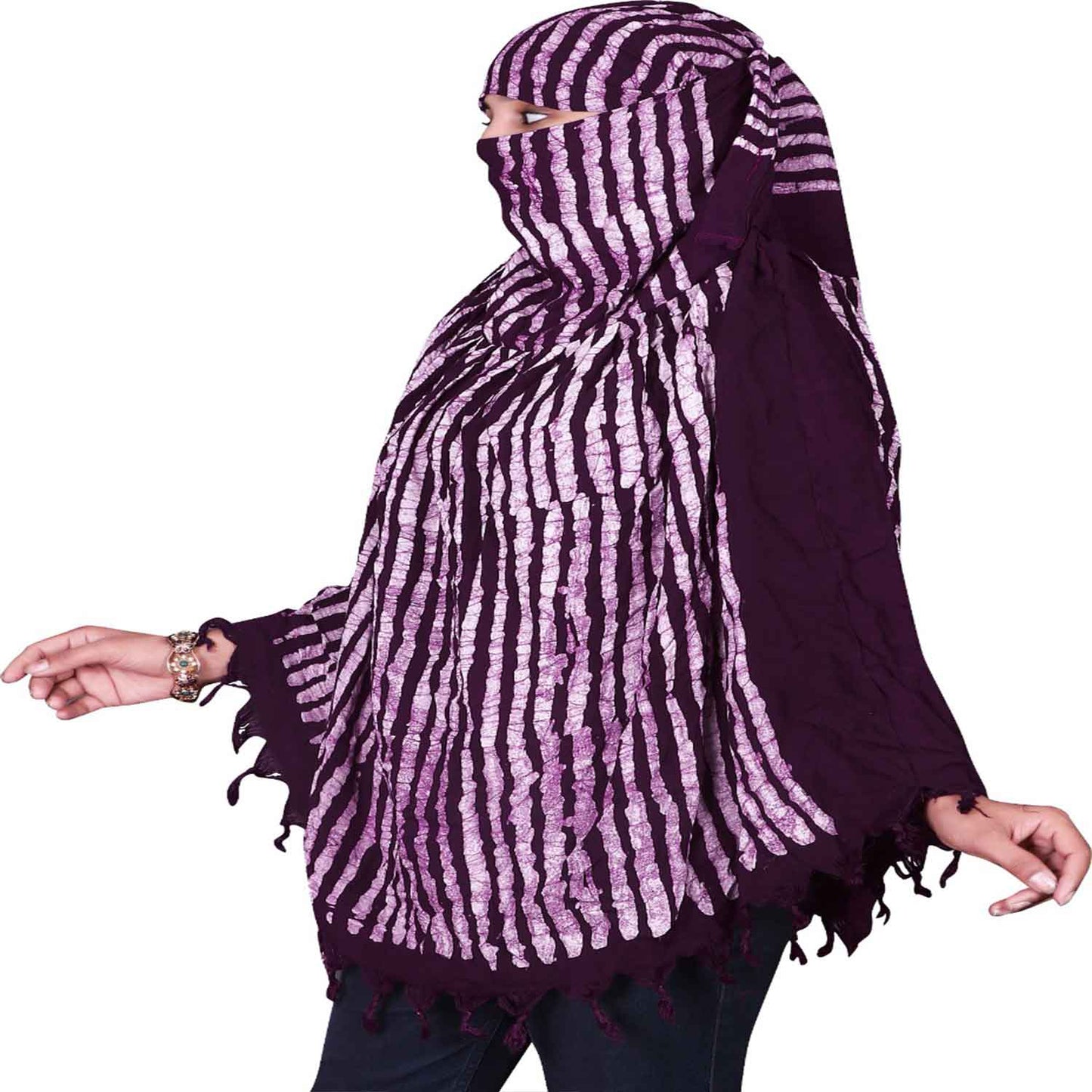 Lining Design Purple Scarf For Women Timeless and Styles.