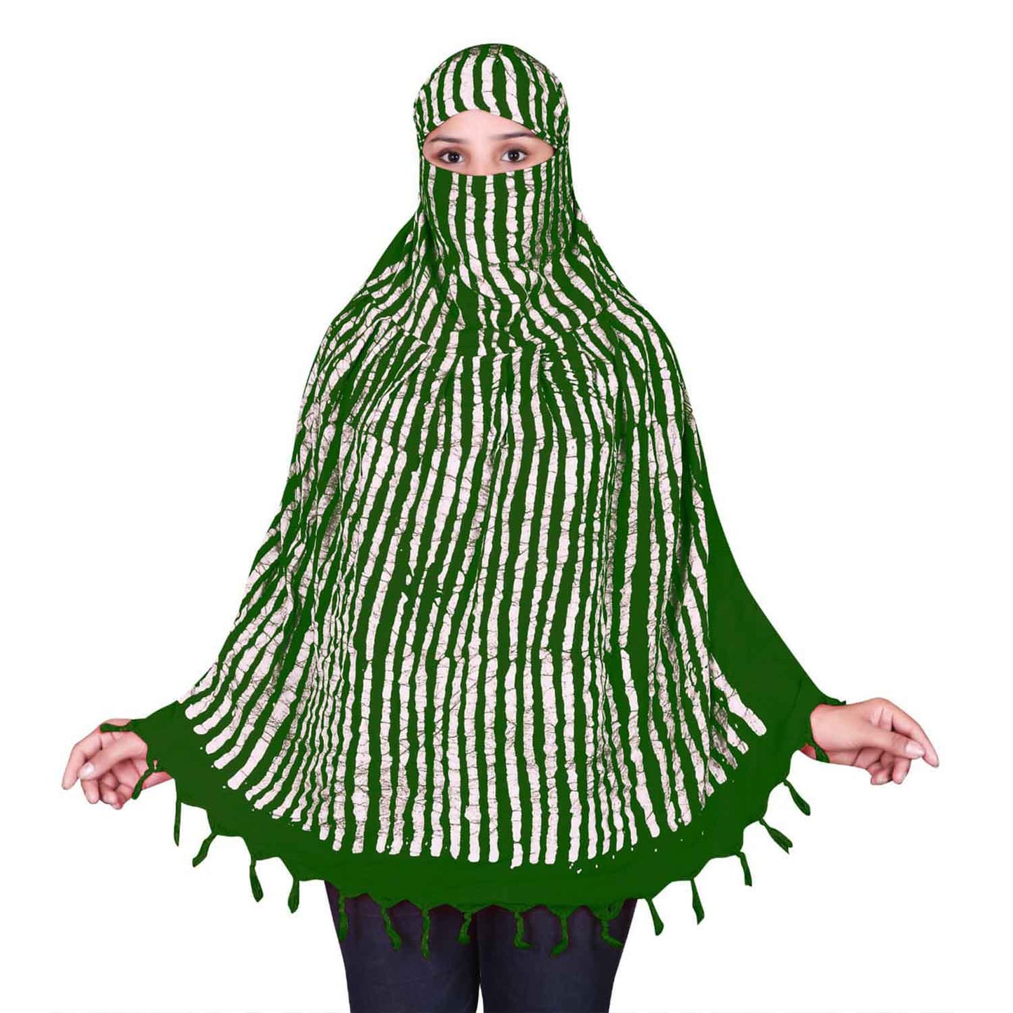 Lining Design Green Scarf For Women Timeless and Styles.