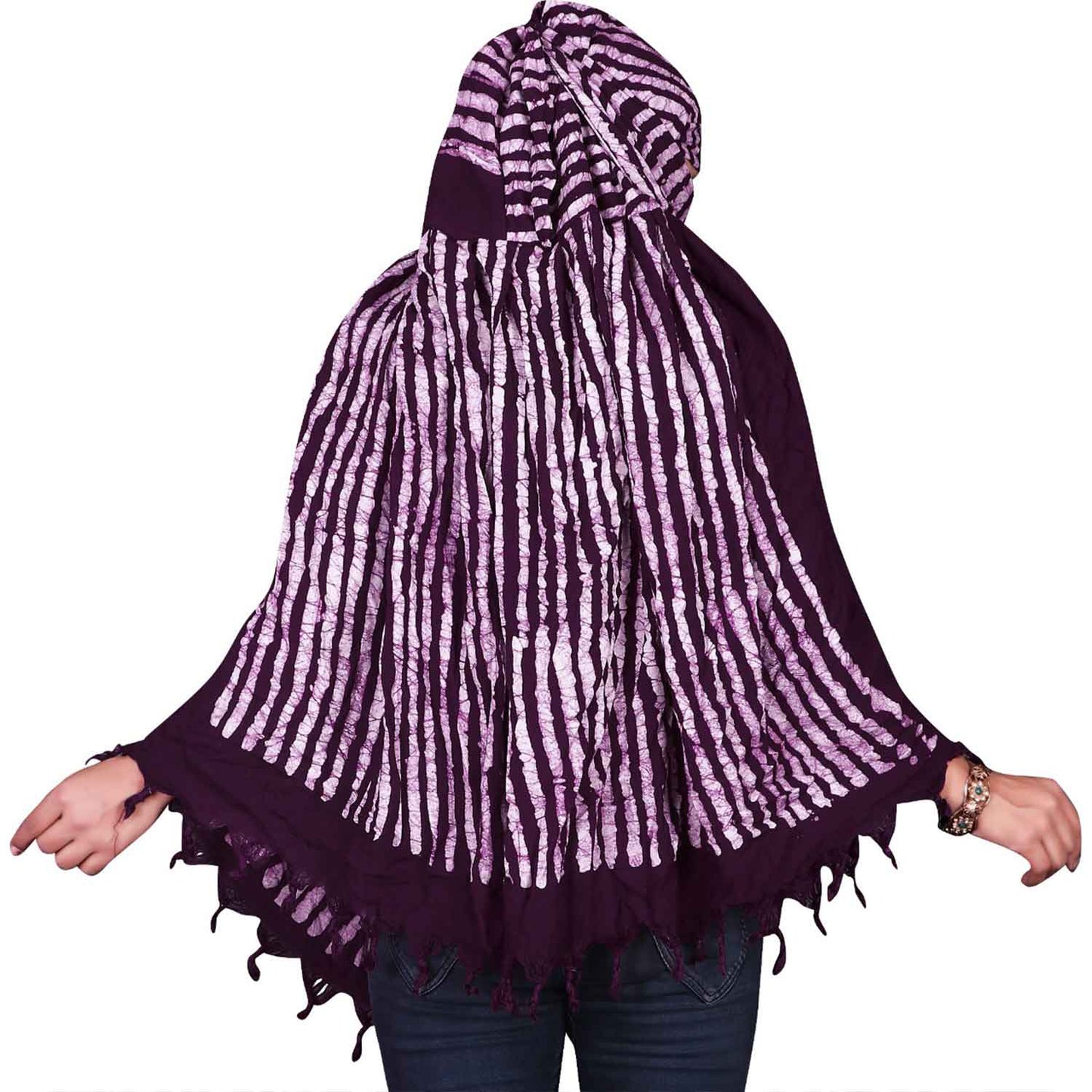 Lining Design Purple Scarf For Women Timeless and Styles.