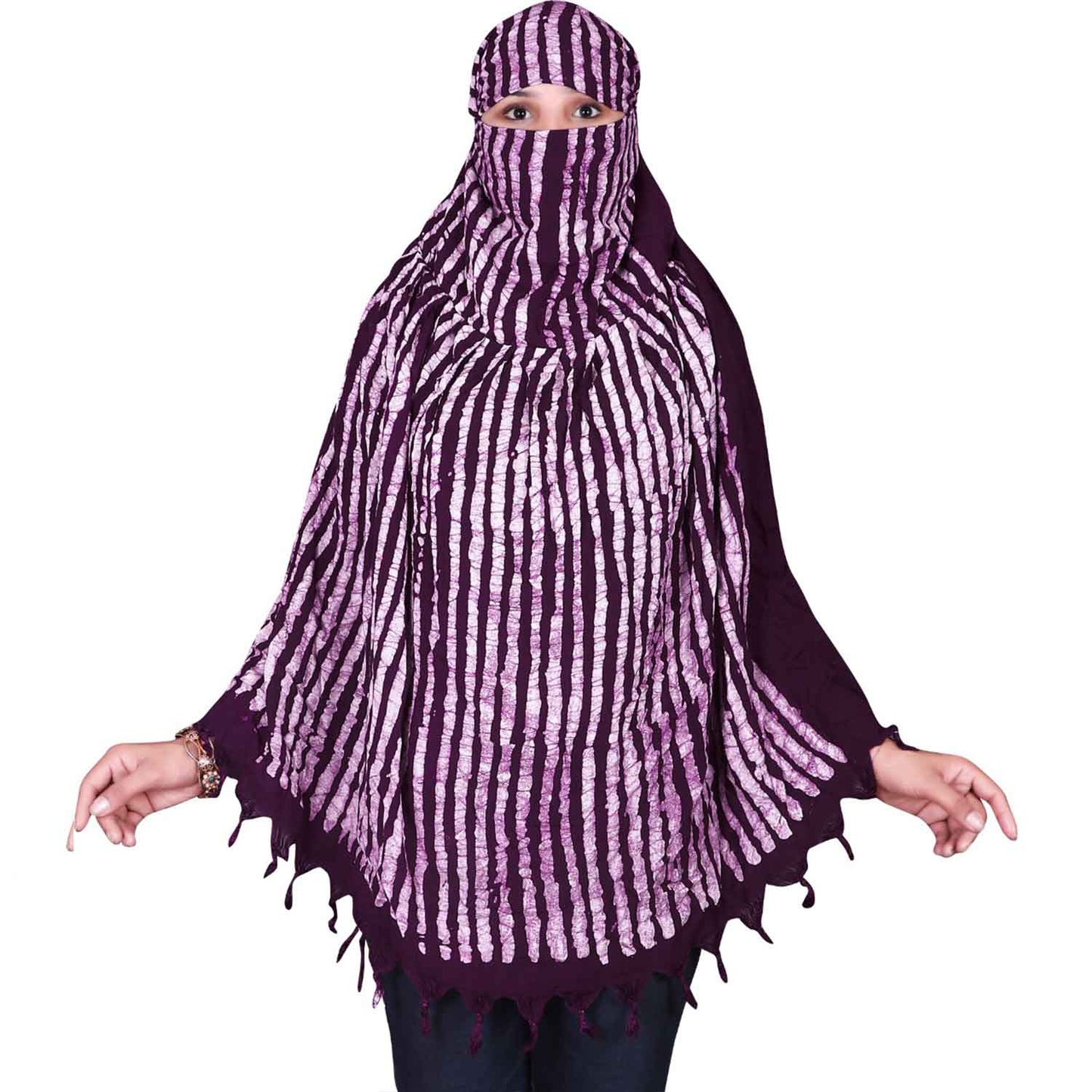 Lining Design Purple Scarf For Women Timeless and Styles.