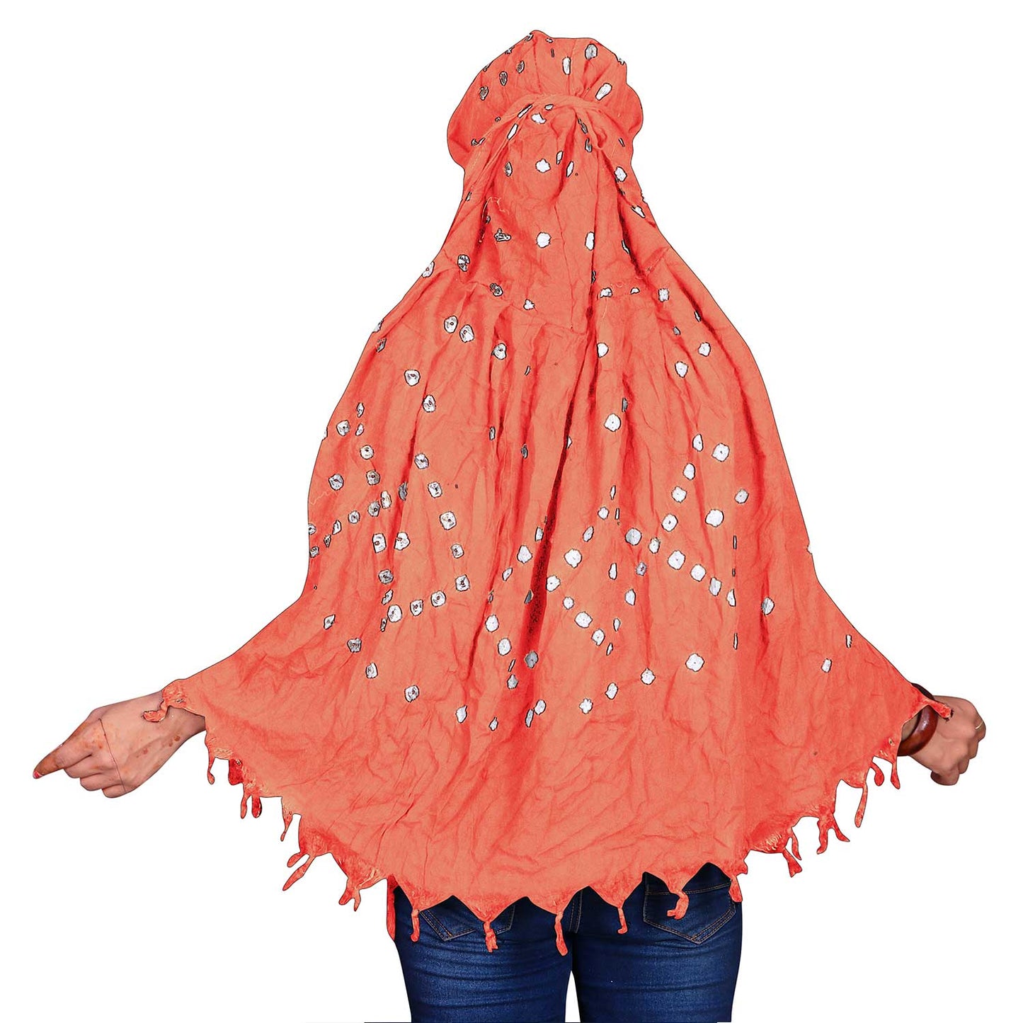 Women Peach Stylish Scarves for Any Outfit