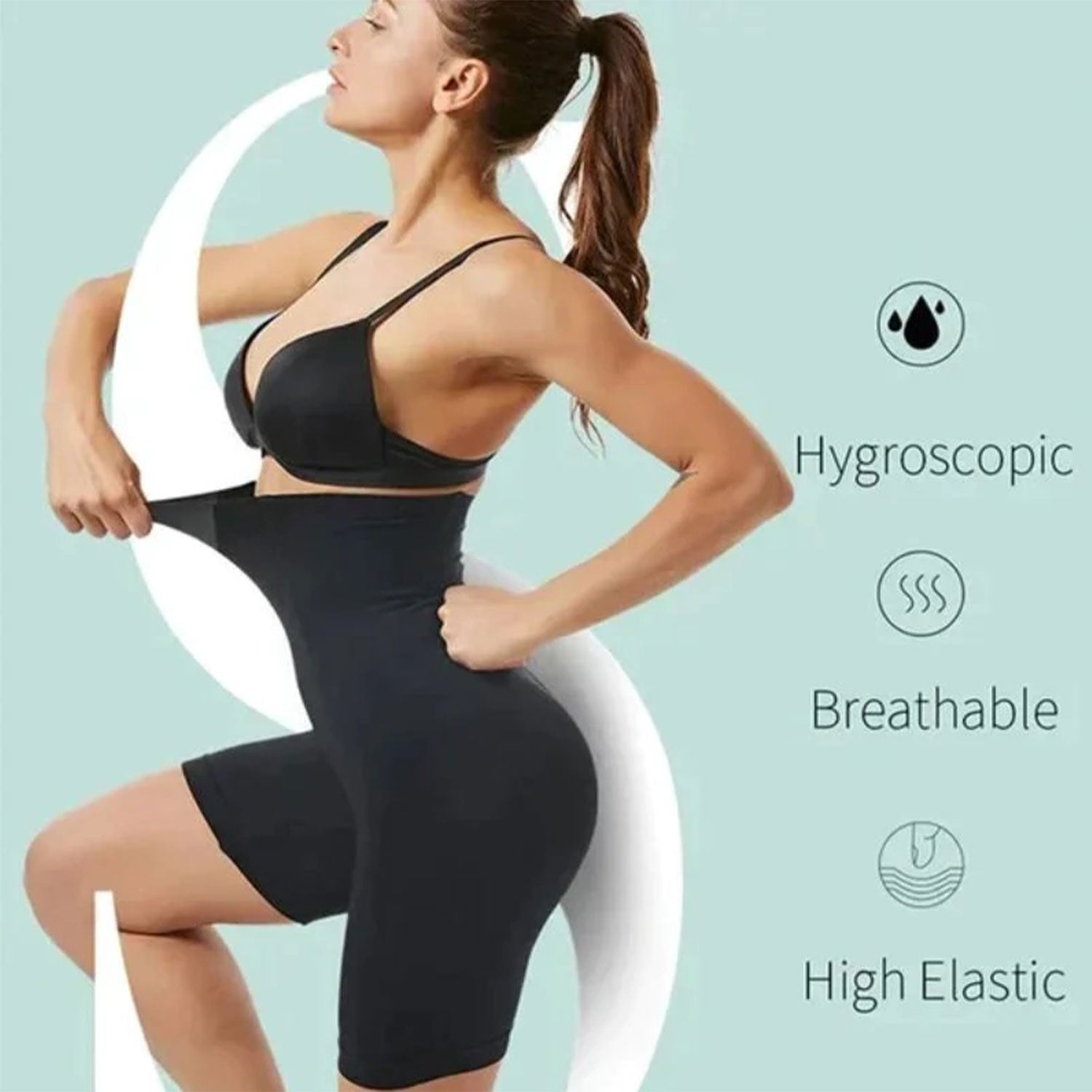 Buy Women High Waist Tummy and Thigh Shapewear Online In India At